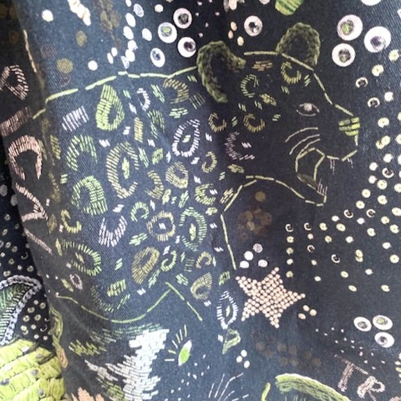 FARM Rio X Anthropologie Borogodo Green Jumpsuit - Picture 8 of 14